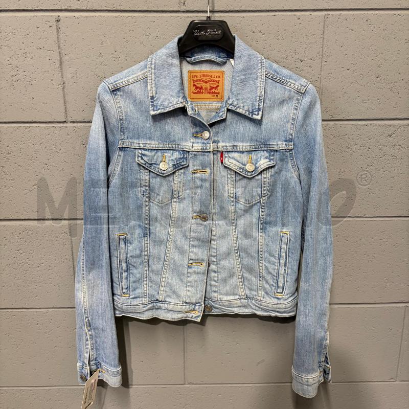 GIUBBINO DONNA LEVIS JEANS CHIARO SFUM CUCIT ECRU | Mercatino dell'Usato Corbetta 1