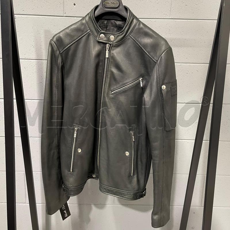 GIUBBINO UOMO DIESEL NERO PELLE ZIP | Mercatino dell'Usato Corbetta 1