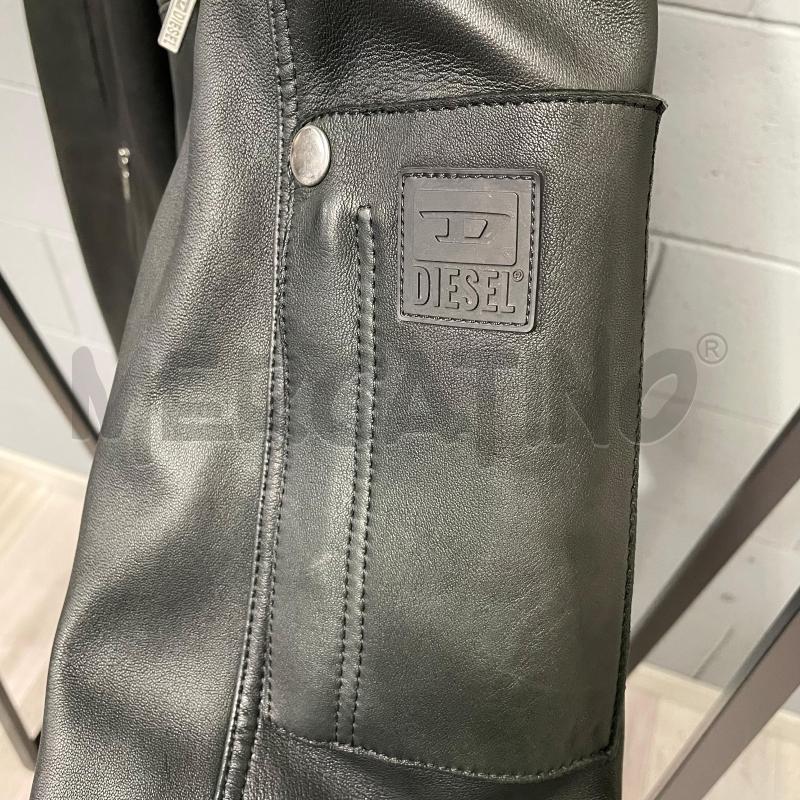 GIUBBINO UOMO DIESEL NERO PELLE ZIP | Mercatino dell'Usato Corbetta 2