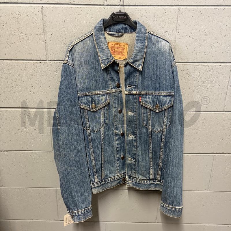 GIUBBINO UOMO LEV'S JEANS LAV SCURO STRIATO | Mercatino dell'Usato Corbetta 1