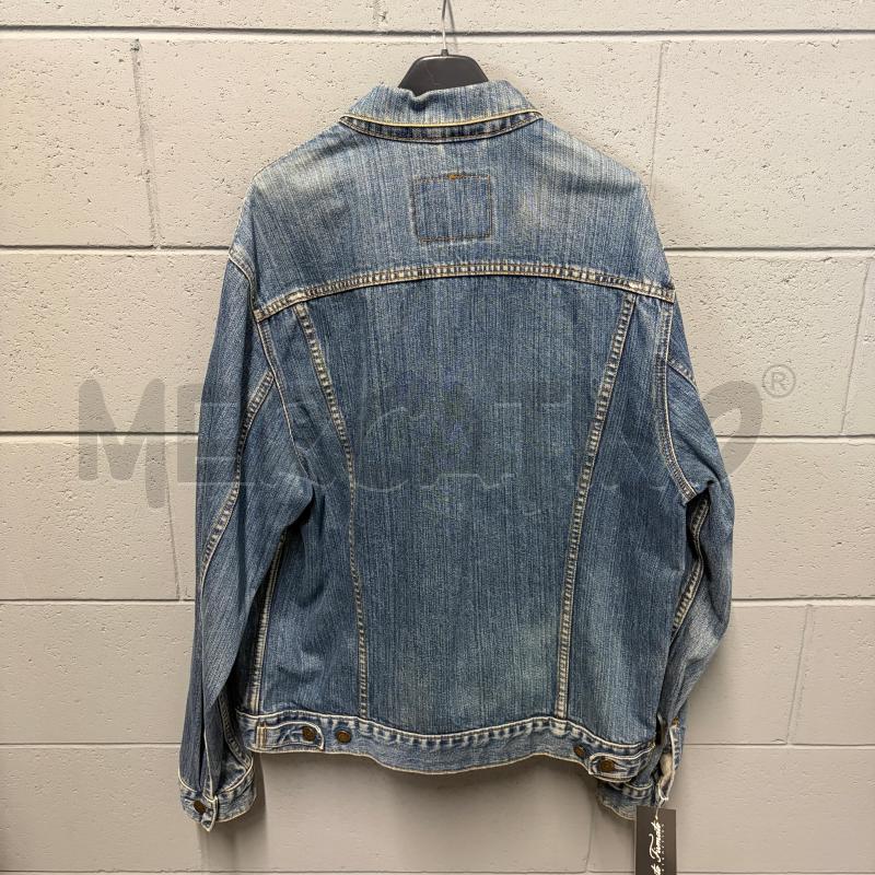 GIUBBINO UOMO LEV'S JEANS LAV SCURO STRIATO | Mercatino dell'Usato Corbetta 4