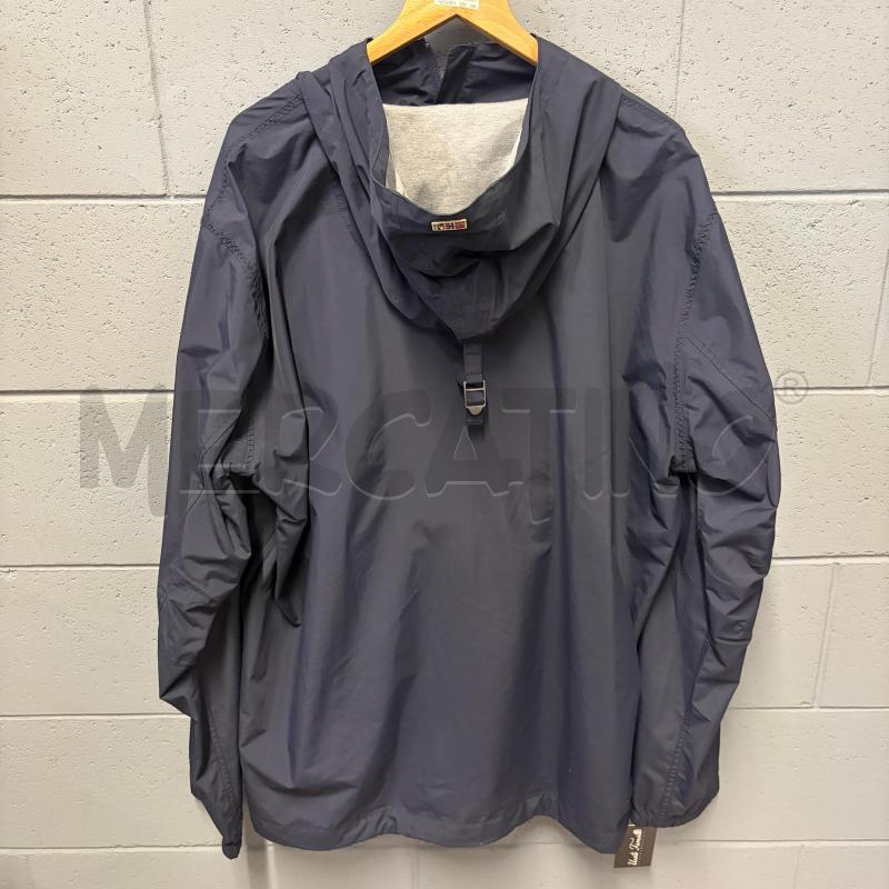 GIUBBINO UOMO NAPAPIJRI BLU SCRITTA LOGO AZZ ZIP LATO | Mercatino dell'Usato Corbetta 4