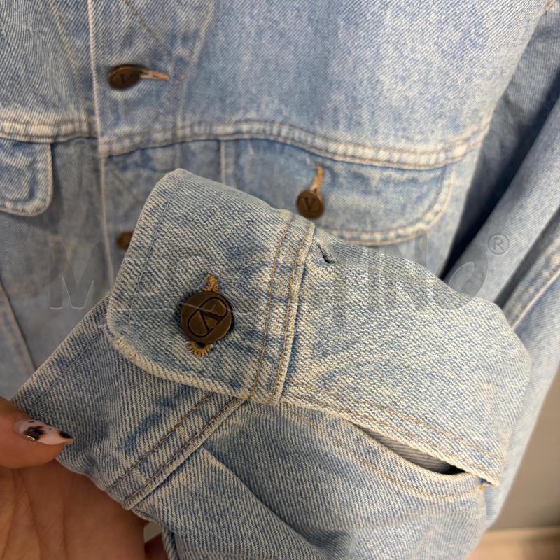 GIUBBINO UOMO VALENTINO JEANS AZZ DELAVE' MANICHE PALLONCINO | Mercatino dell'Usato Corbetta 3