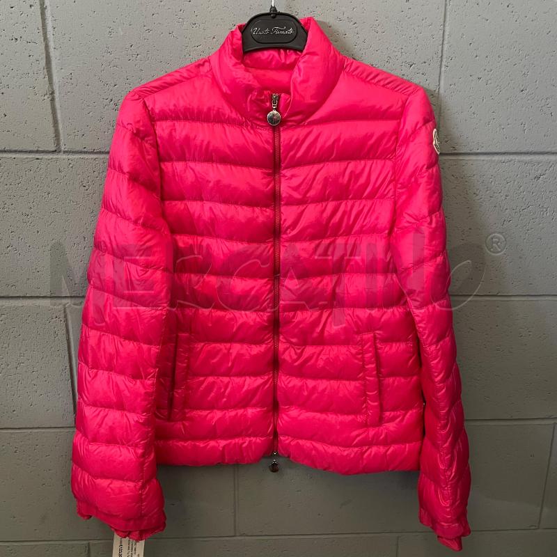 GIUBBOTTO BAMBINO MONCLER FUCSIA MANICHE VOULANT ZIP PIUMINO | Mercatino dell'Usato Corbetta 1