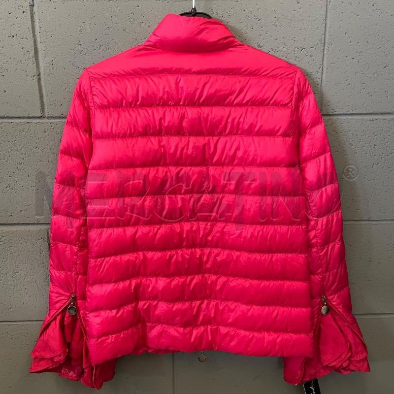 GIUBBOTTO BAMBINO MONCLER FUCSIA MANICHE VOULANT ZIP PIUMINO | Mercatino dell'Usato Corbetta 2
