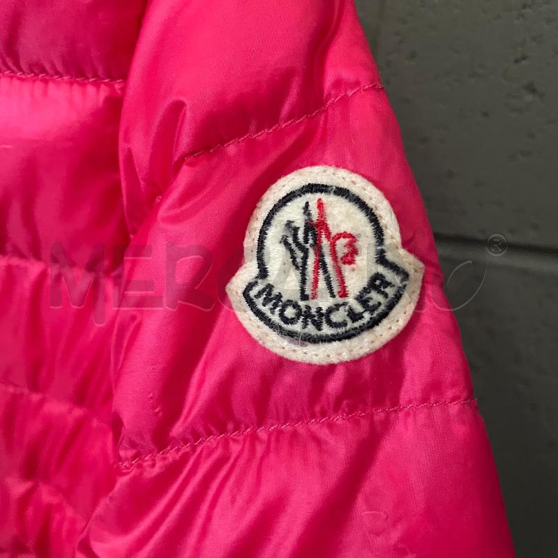 GIUBBOTTO BAMBINO MONCLER FUCSIA MANICHE VOULANT ZIP PIUMINO | Mercatino dell'Usato Corbetta 3