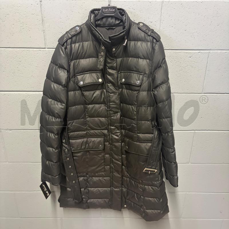 GIUBBOTTO DONNA BELSTAFF NERO LUNGO PIUMINO BORDI PELLE | Mercatino dell'Usato Corbetta 1
