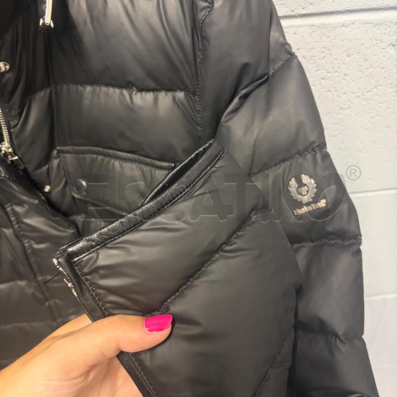 GIUBBOTTO DONNA BELSTAFF NERO LUNGO PIUMINO BORDI PELLE | Mercatino dell'Usato Corbetta 3