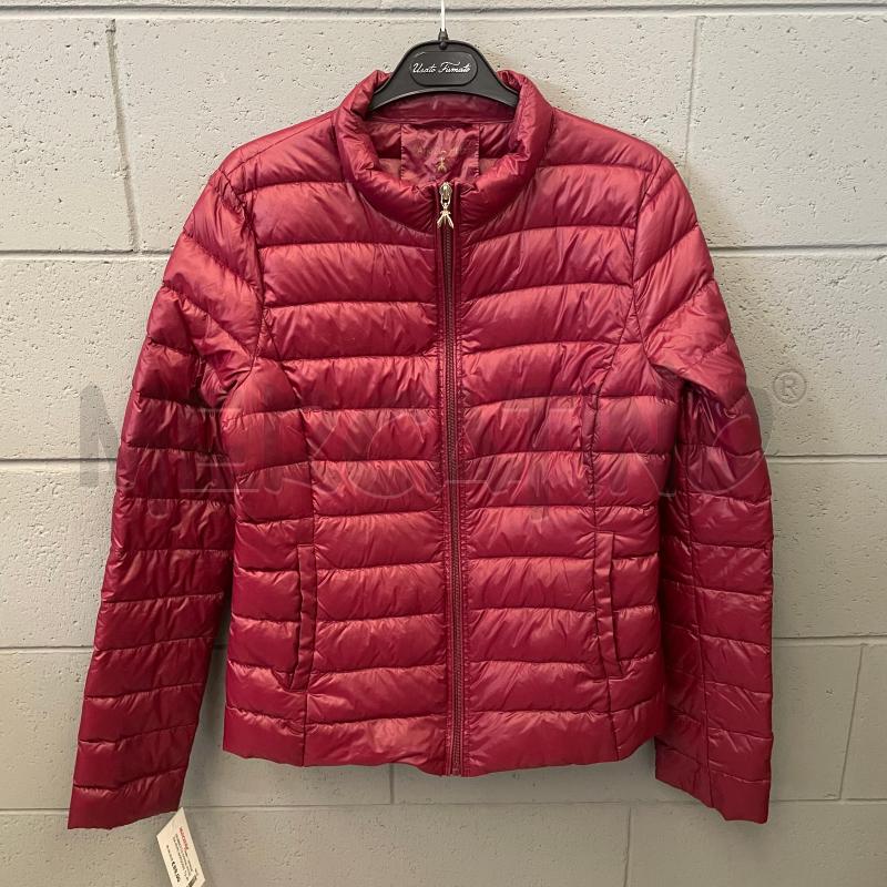 GIUBBOTTO DONNA PATRIZIA PEPE BORGOGNA PIUMINO ZIP | Mercatino dell'Usato Corbetta 1