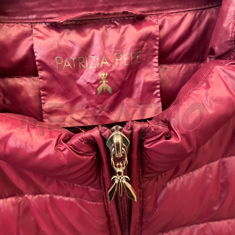 GIUBBOTTO DONNA PATRIZIA PEPE BORGOGNA PIUMINO ZIP | Mercatino dell'Usato Corbetta 2