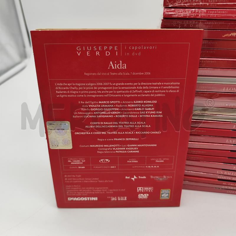 GIUSEPPE VERDI I CAPOLAVORI IN DVD. RACCOLTA COMPLETA N. 40 DVD | Mercatino dell'Usato Corbetta 3