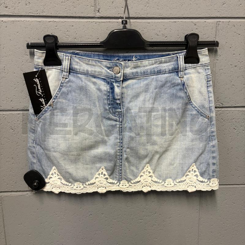 GONNA ATRIZIA PEPE JEANS CHIARO FONDO PIZZO | Mercatino dell'Usato Corbetta 1