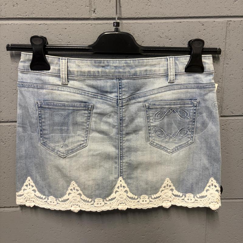 GONNA ATRIZIA PEPE JEANS CHIARO FONDO PIZZO | Mercatino dell'Usato Corbetta 4