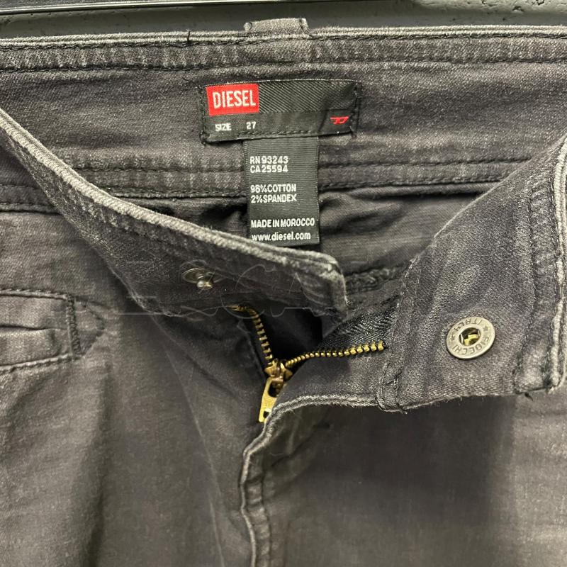 GONNA DIESEL JEANS NERO DELAVE CUCIT ROSSO | Mercatino dell'Usato Corbetta 2