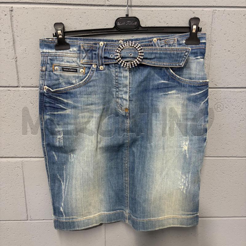 GONNA DOLCE&GABBANA JEANS STRAPPI SFUM CINTURA | Mercatino dell'Usato Corbetta 1