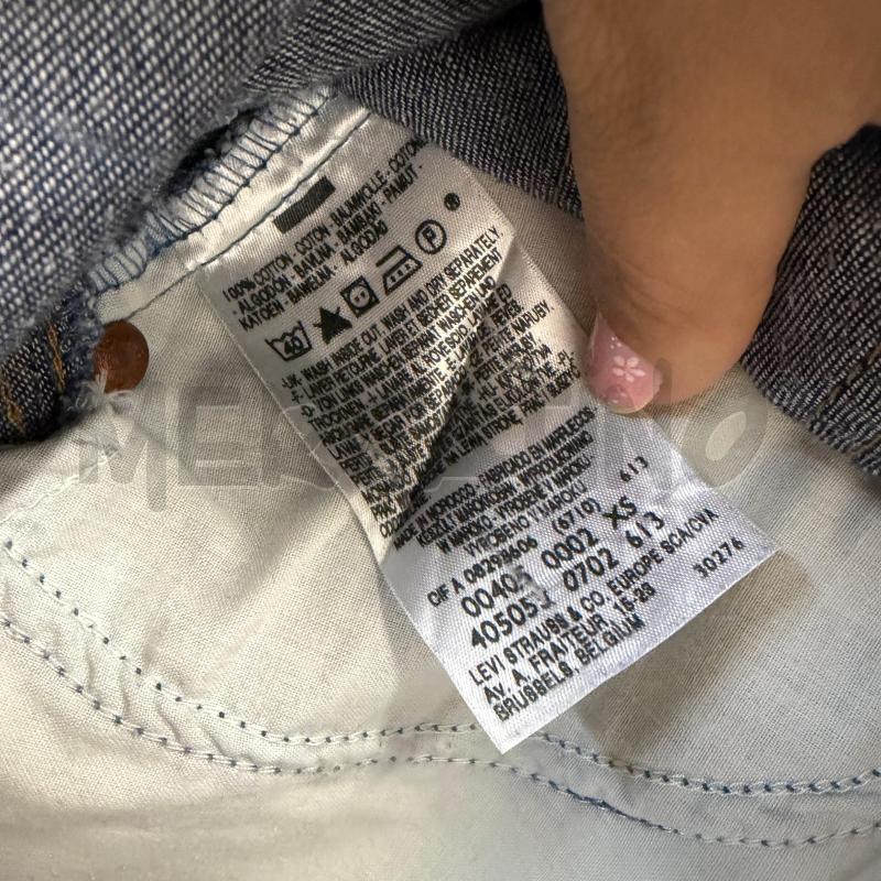 GONNA LEVIS 406 JEANS SVASATO PATCHWORK FONDO SFILATO | Mercatino dell'Usato Corbetta 5