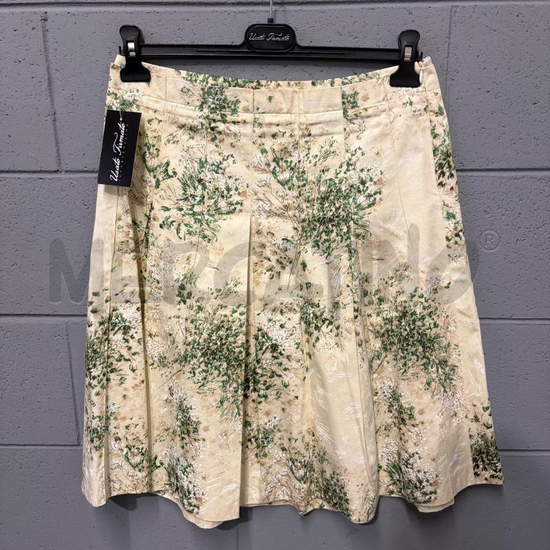 GONNA MAX MARA PANNA ST FIORI MAZZI PLISSE MIDI | Mercatino dell'Usato Corbetta 1
