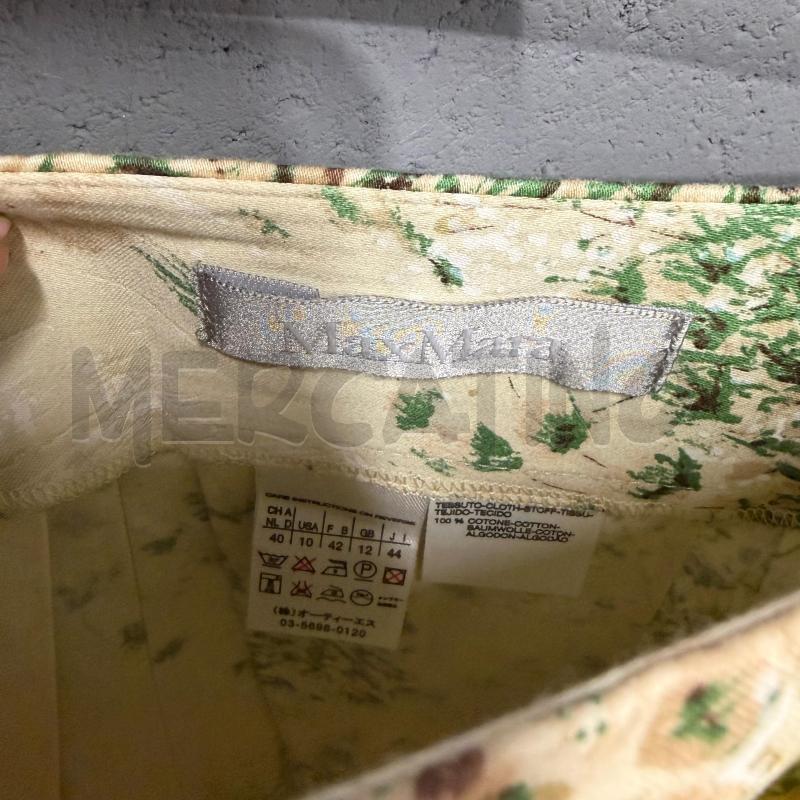 GONNA MAX MARA PANNA ST FIORI MAZZI PLISSE MIDI | Mercatino dell'Usato Corbetta 2