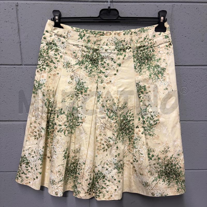 GONNA MAX MARA PANNA ST FIORI MAZZI PLISSE MIDI | Mercatino dell'Usato Corbetta 4