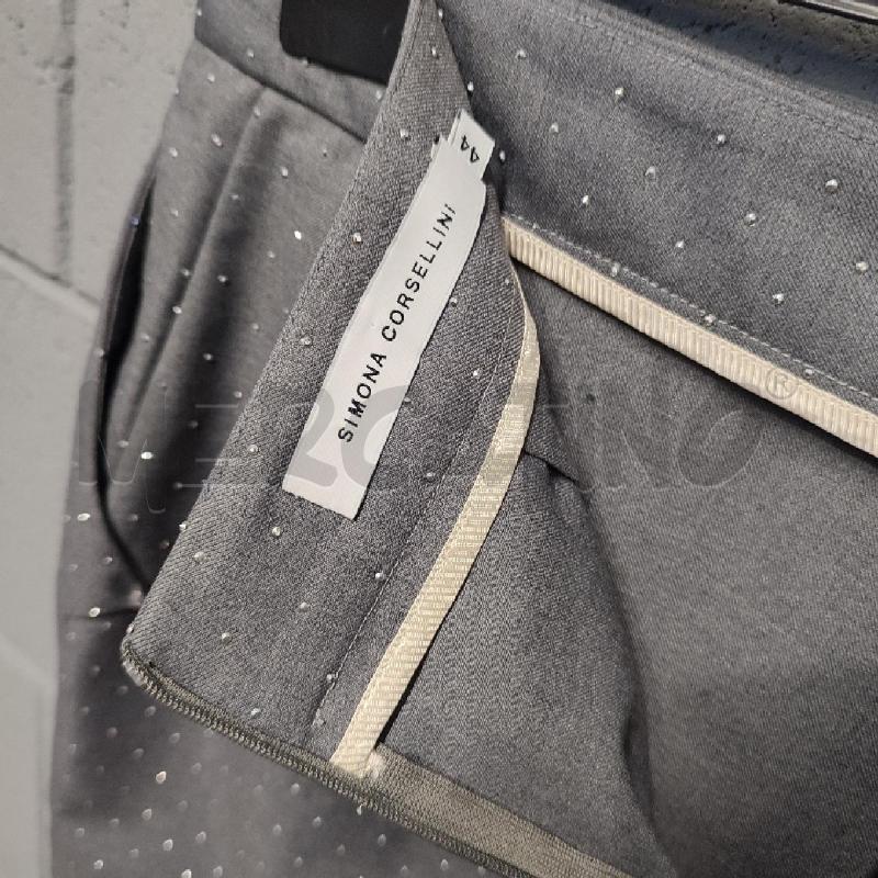 GONNA SIMONA CORSELLINI GRIGIO STRIATO STRASS | Mercatino dell'Usato Corbetta 4