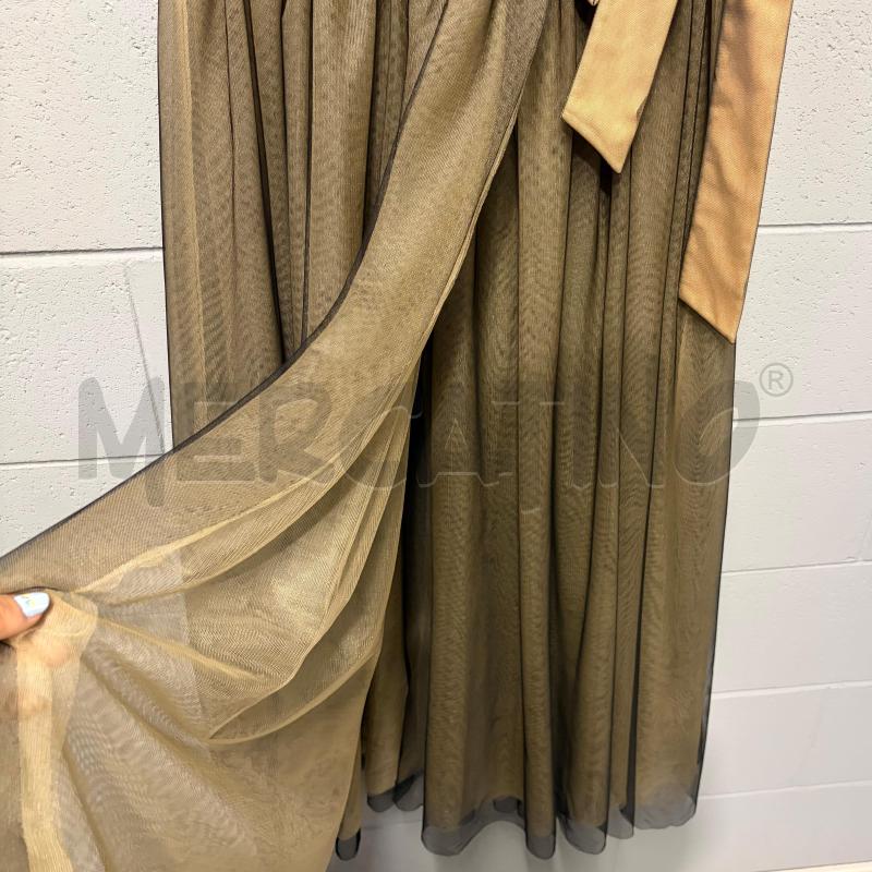 GONNA TWINSET BEIGE TULLE LUNGA TRASPARENTE | Mercatino dell'Usato Corbetta 4