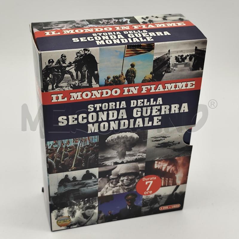 IL MONDO IN FIAMME STORIA DELLA SECONDA GUERRA MONDIALE 3 DVD + LIBRO  | Mercatino dell'Usato Corbetta 1
