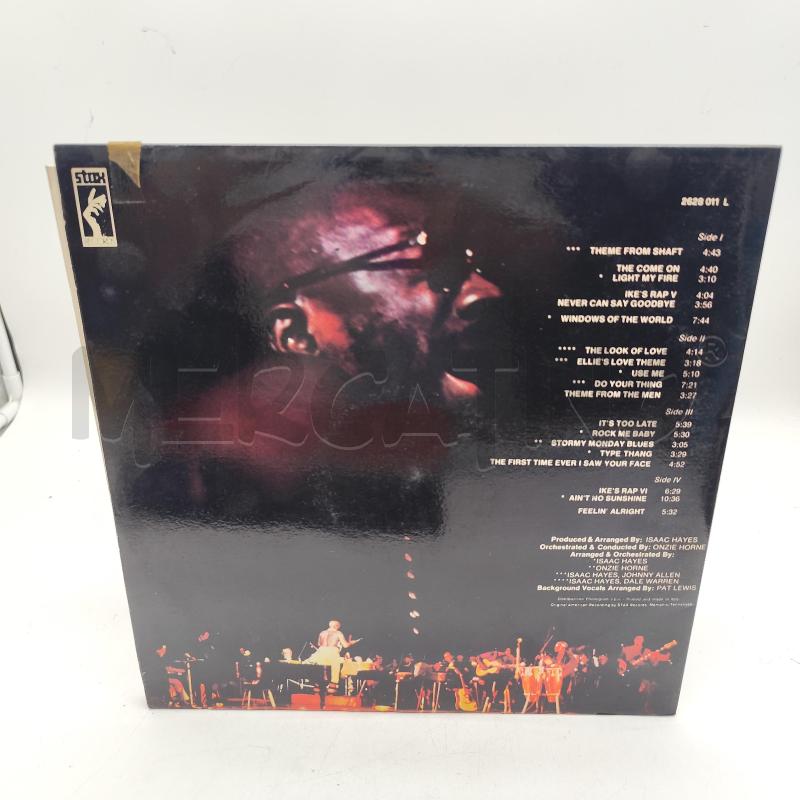 ISAAC HAYES - LIVE AT THE SAHARA TAHOE 2XLP | Mercatino dell'Usato Corbetta 2