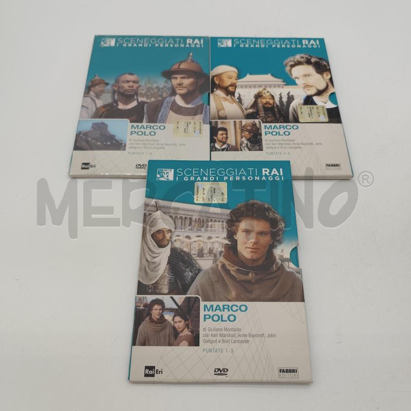 I GRANDI SCENEGGIATI RAI MARCO POLO COMPLETA 3 DVD  | Mercatino dell'Usato Corbetta 1