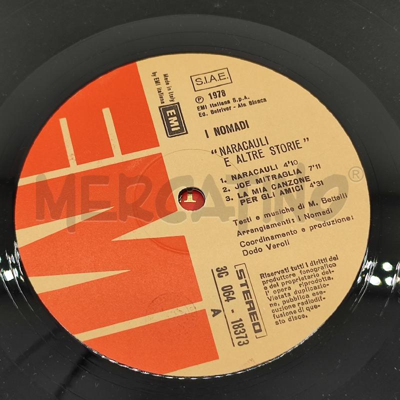 I NOMADI NARACAULI E ALTRE STORIE 33 GIRI LP | Mercatino dell'Usato Corbetta 3