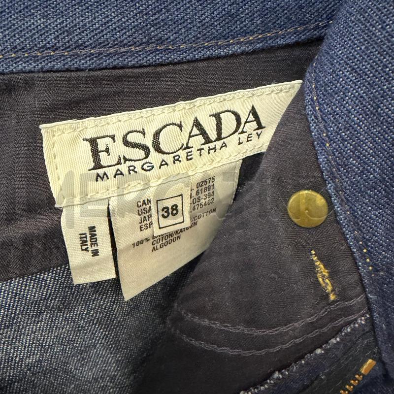 JEANS DONNA ESCADA SCURO RICAMO ELEFANTI DORATI PERLINE | Mercatino dell'Usato Corbetta 3