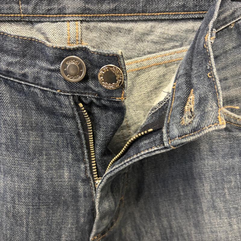 JEANS DONNA GUCCI ZAMPA INS PELLE GRAFFIATA | Mercatino dell'Usato Corbetta 2