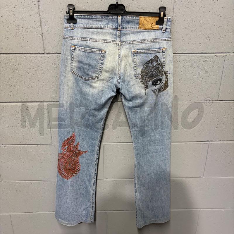 JEANS DONNA JUST CAVALLI SFUM SPRUZZI STAMPA RETRO | Mercatino dell'Usato Corbetta 4