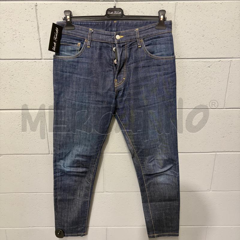 JEANS UOMO DSQUARED2 SCURO STRIATO  BOTT | Mercatino dell'Usato Corbetta 1