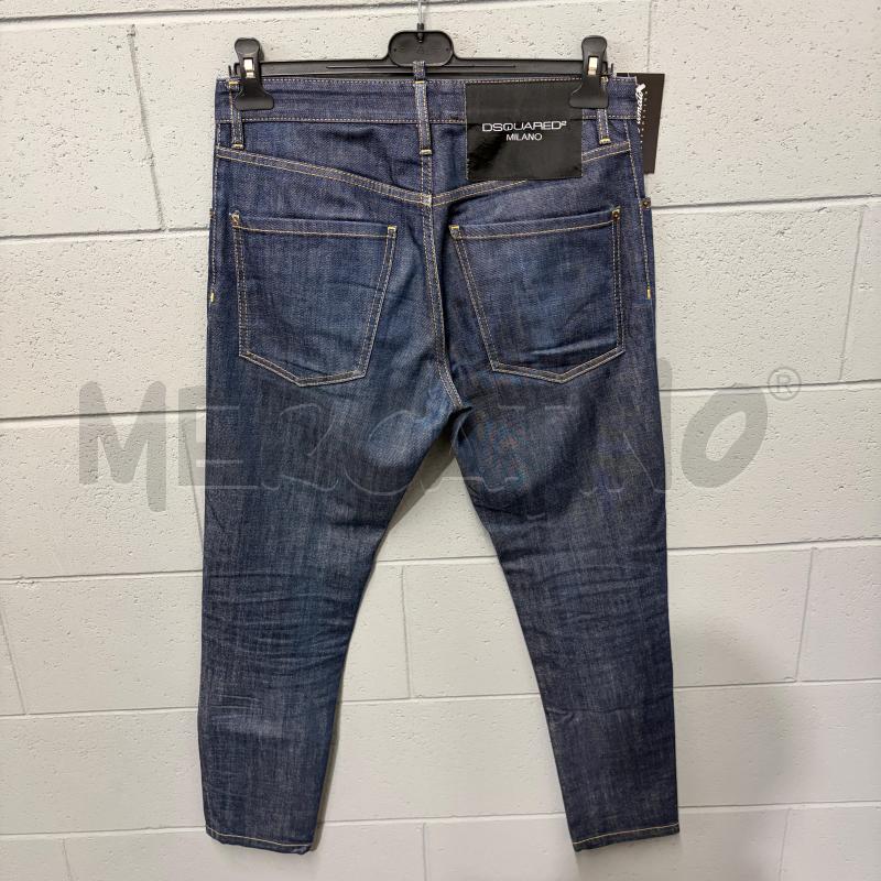 JEANS UOMO DSQUARED2 SCURO STRIATO  BOTT | Mercatino dell'Usato Corbetta 4