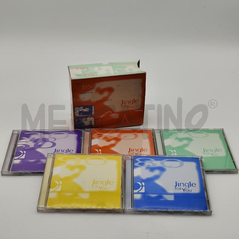JINGLE FOR YOU COFANETTO 5 CD MUSICALI | Mercatino dell'Usato Corbetta 1