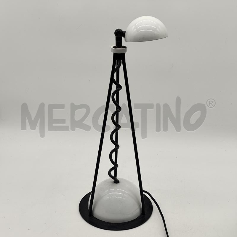 LAMPADA SCRIVANIA ANNI 80 MODERNARIATO DESIGN BIANCA | Mercatino dell'Usato Corbetta 1