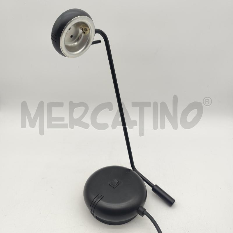 LAMPADA SCRIVANIA ANNI 80 MODERNARIATO DESIGN NERA | Mercatino dell'Usato Corbetta 1