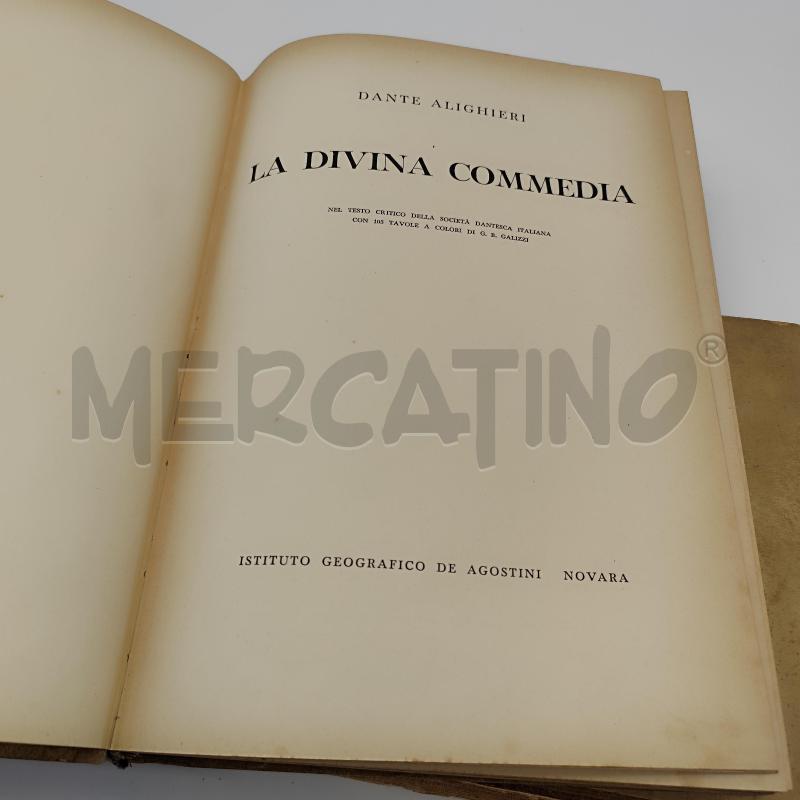 LA DIVINA COMMEDIA CON COMMENTO 1943 | Mercatino dell'Usato Corbetta 3