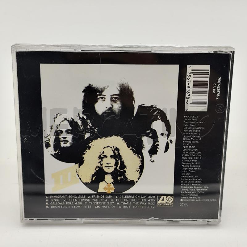 LED ZEPPELIN III CD MUSICALE | Mercatino dell'Usato Corbetta 2