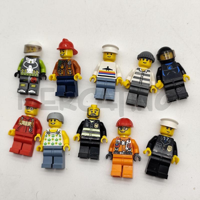LEGO MINIFIGURE ORIGINALI 10PZ | Mercatino dell'Usato Corbetta 1