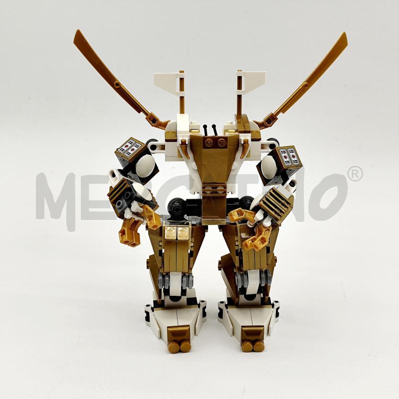 LEGO NINJAGO MECH ROBOT BIANCO ORO | Mercatino dell'Usato Corbetta 1