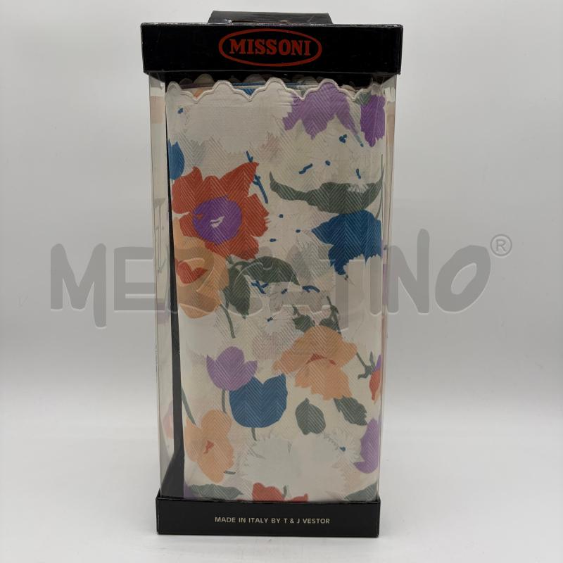 LENZUOLA MATR MISSONI 4PZ 240X280 PRATO BIANCO FIORI | Mercatino dell'Usato Corbetta 1
