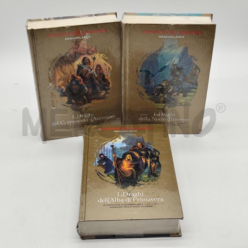 LE CRONACHE DI DRAGONLANCE 3 VOLUMI | Mercatino dell'Usato Corbetta 1