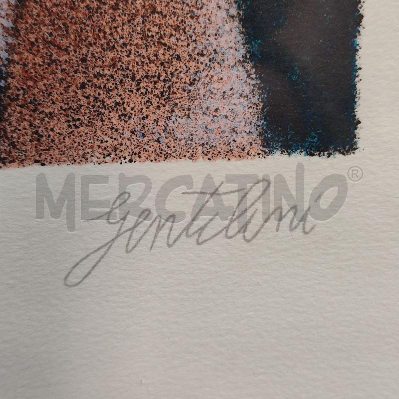 LITOGRAFIA FRANCO GENTILINI XLIII/LXXV DONNA ALLA FINESTRA | Mercatino dell'Usato Corbetta 3