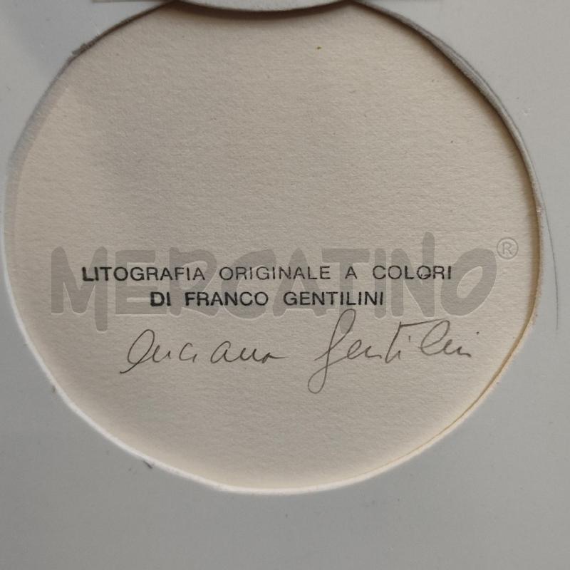 LITOGRAFIA FRANCO GENTILINI XLIII/LXXV DONNA ALLA FINESTRA | Mercatino dell'Usato Corbetta 4
