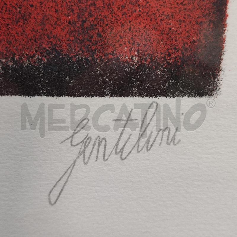 LITOGRAFIA FRANCO GENTILINI XLIII/LXXV DONNA NUDA SEDUTA DI SPALLE | Mercatino dell'Usato Corbetta 3