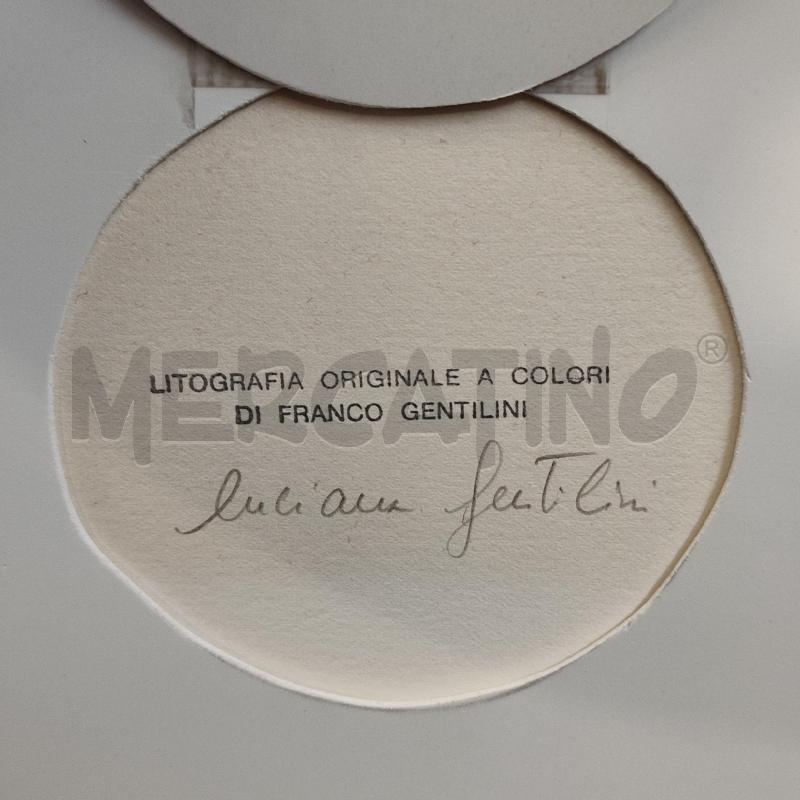 LITOGRAFIA FRANCO GENTILINI XLIII/LXXV DONNA NUDA SEDUTA DI SPALLE | Mercatino dell'Usato Corbetta 4