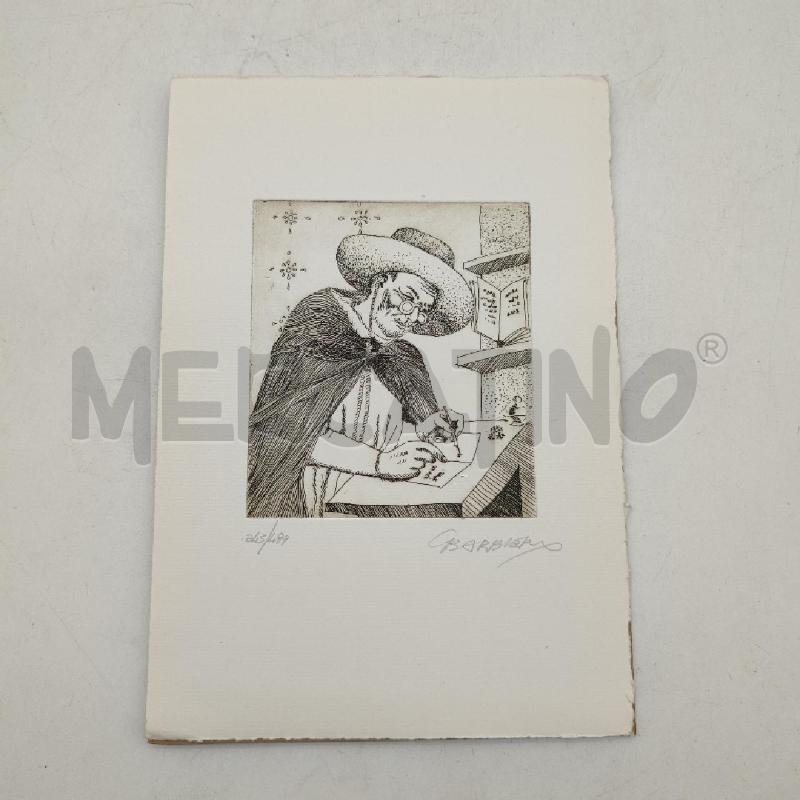 LITOGRAFIA G BARBIERI 1999 CARDINALE UGO DI PROVENCE | Mercatino dell'Usato Corbetta 1