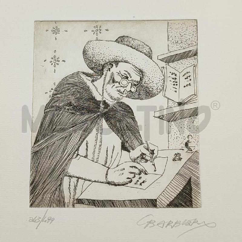 LITOGRAFIA G BARBIERI 1999 CARDINALE UGO DI PROVENCE | Mercatino dell'Usato Corbetta 3