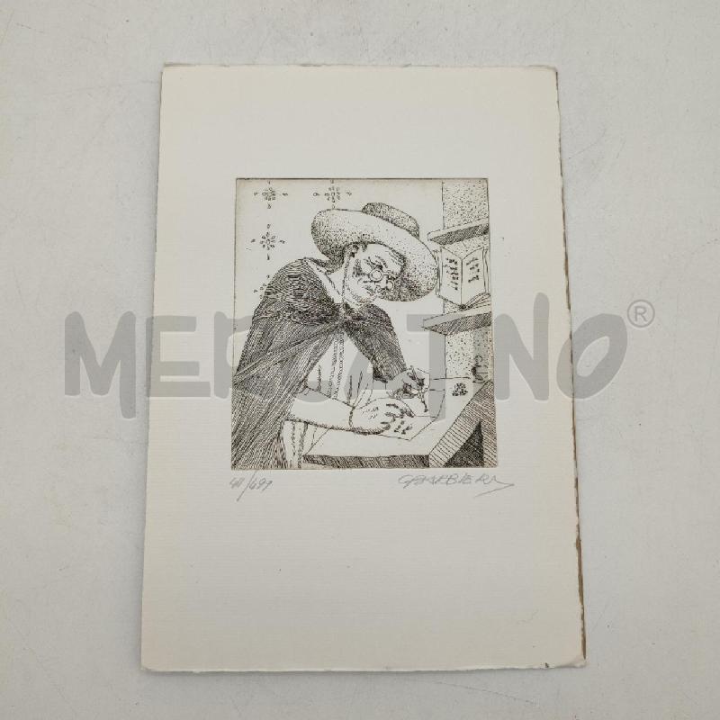 LITOGRAFIA G BARBIERI 1999 CARDINALE UGO DI PROVENCE | Mercatino dell'Usato Corbetta 1
